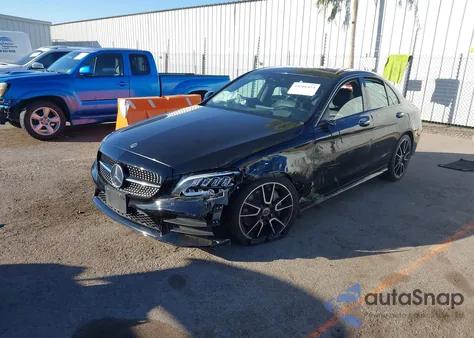2020 Mercedes-Benz C 300 из США, поврежденный, VIN WDDWF8DB2LR530110
